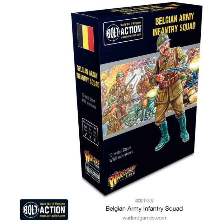Belgian Infantry Squad | Jeux et Trolleries | Spécialiste des jeux de société, jeux de cartes et wargames
