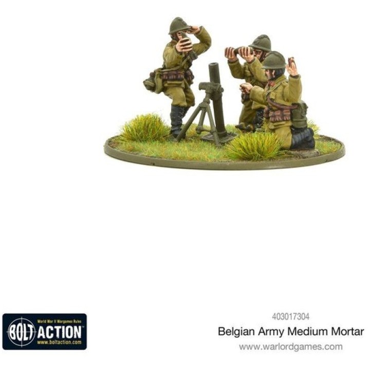 Belgian Army Medium Mortar | Jeux et Trolleries | Spécialiste des jeux de société, jeux de cartes et wargames