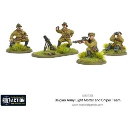 Belgian Army Light Mortar & Sniper Teams | Jeux et Trolleries | Spécialiste des jeux de société, jeux de cartes et wargames