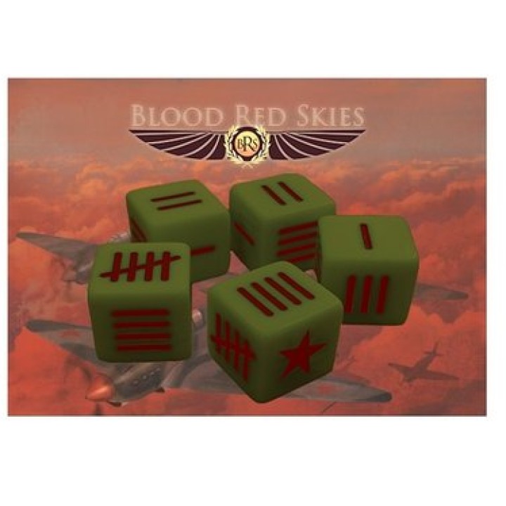 Soviet Blood Red Skies Dice | Jeux et Trolleries | Spécialiste des jeux de société, jeux de cartes et wargames