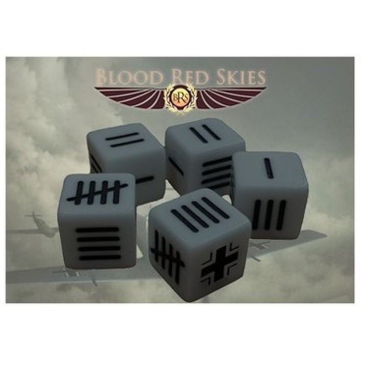 German Blood Red Skies Dice | Jeux et Trolleries | Spécialiste des jeux de société, jeux de cartes et wargames