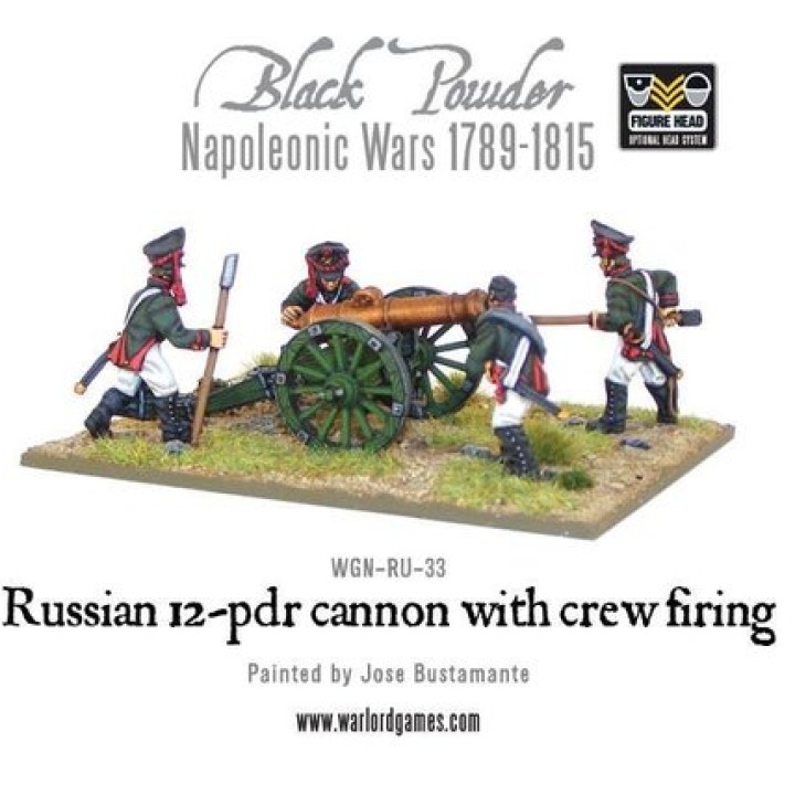 Napoleonic Russian 12 pdr cannon 1809-1815 with crew firing | Jeux et Trolleries | Spécialiste des jeux de société, jeux de cart