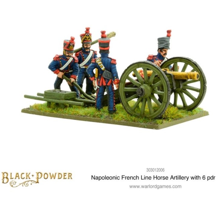 Napoleonic French Line Horse Artillery with 6 pounder | Jeux et Trolleries | Spécialiste des jeux de société, jeux de cartes et 