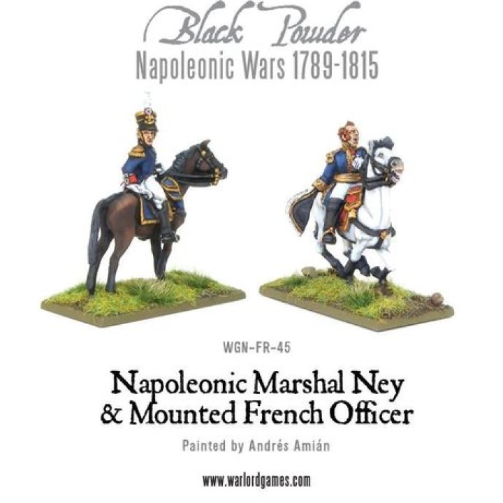 Napoleonic Marshal Ney & Mounted French Officer | Jeux et Trolleries | Spécialiste des jeux de société, jeux de cartes et wargam