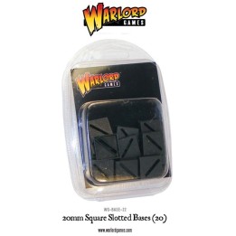 20mm Square Slotted Bases (20) | Jeux et Trolleries | Spécialiste des jeux de société, jeux de cartes et wargames