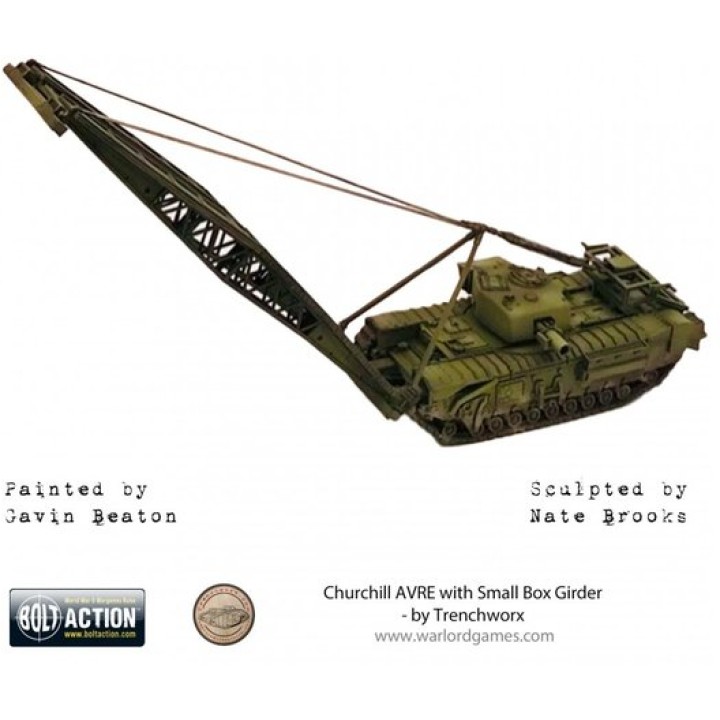 CHURCHILL AVRE WITH SMALL GIRDER BRIDGE | Jeux et Trolleries | Spécialiste des jeux de société, jeux de cartes et wargames