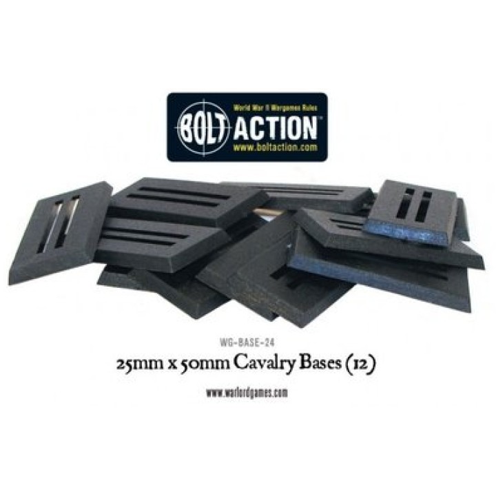 25mm x 50mm  Cavalry Slotted bases (12) | Jeux et Trolleries | Spécialiste des jeux de société, jeux de cartes et wargames