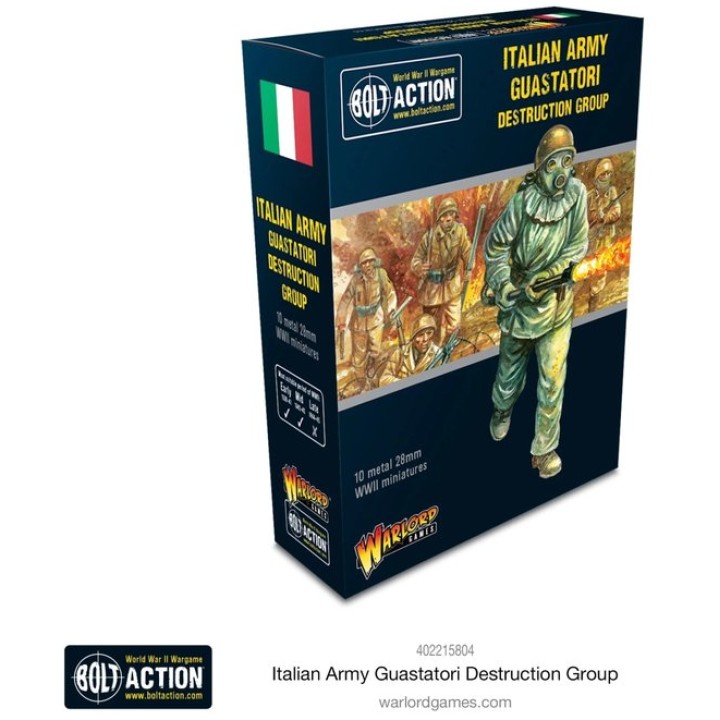 Italian Army Guastatori Destruction Group | Jeux et Trolleries | Spécialiste des jeux de société, jeux de cartes et wargames