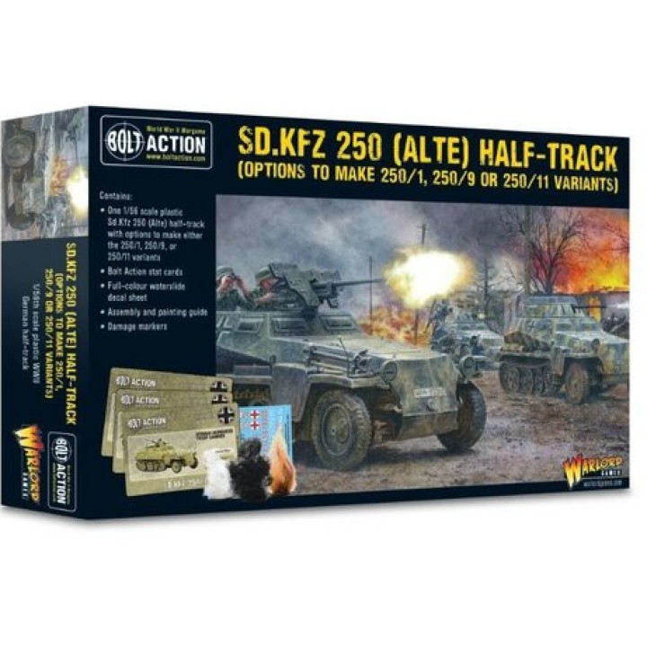 Sd.Kfz 250 (Alte) Half-Track (Options For 250/1, 250/9 & 250/11 Variants) | Jeux et Trolleries | Spécialiste des jeux de société