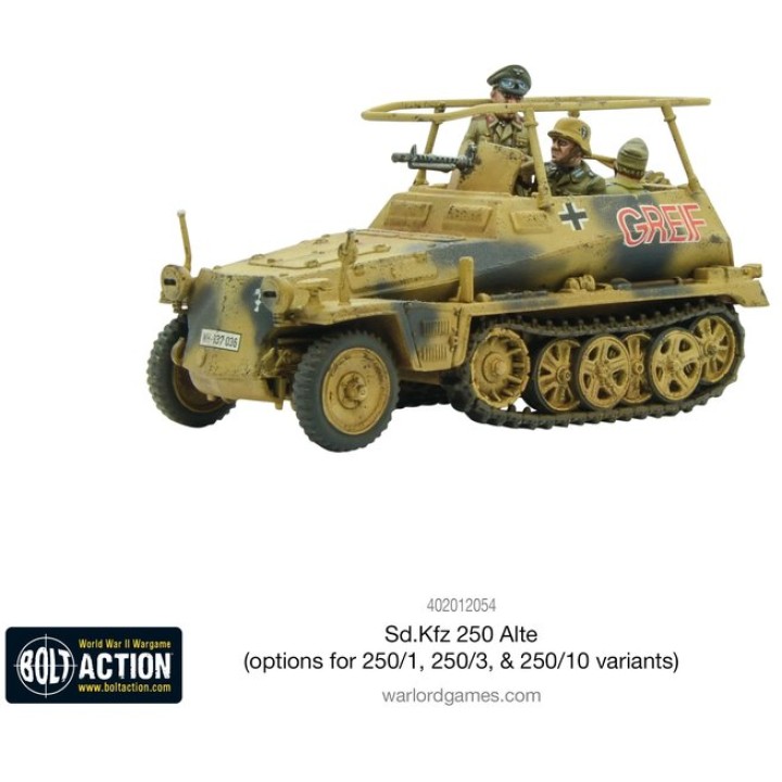 Sd.Kfz 250 (Alte) Half-Track (Options To Make 250/1, 250/3 Or 250/10 Variants) | Jeux et Trolleries | Spécialiste des jeux de so