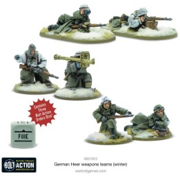 German Heer (Winter) Weapons Teams | Jeux et Trolleries | Spécialiste des jeux de société, jeux de cartes et wargames