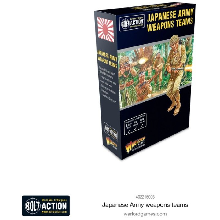 Japanese Army Weapons Teams | Jeux et Trolleries | Spécialiste des jeux de société, jeux de cartes et wargames