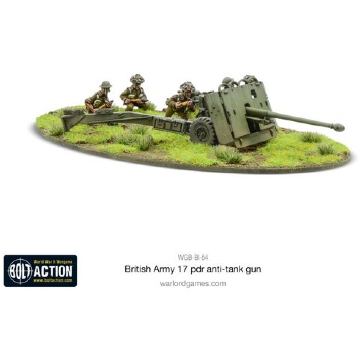 British Army 17 Pdr Anti-Tank Gun | Jeux et Trolleries | Spécialiste des jeux de société, jeux de cartes et wargames