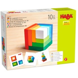 Jeu d’assemblage en 3D Cube multicolore | Jeux et Trolleries | Spécialiste des jeux de société, jeux de cartes et wargames