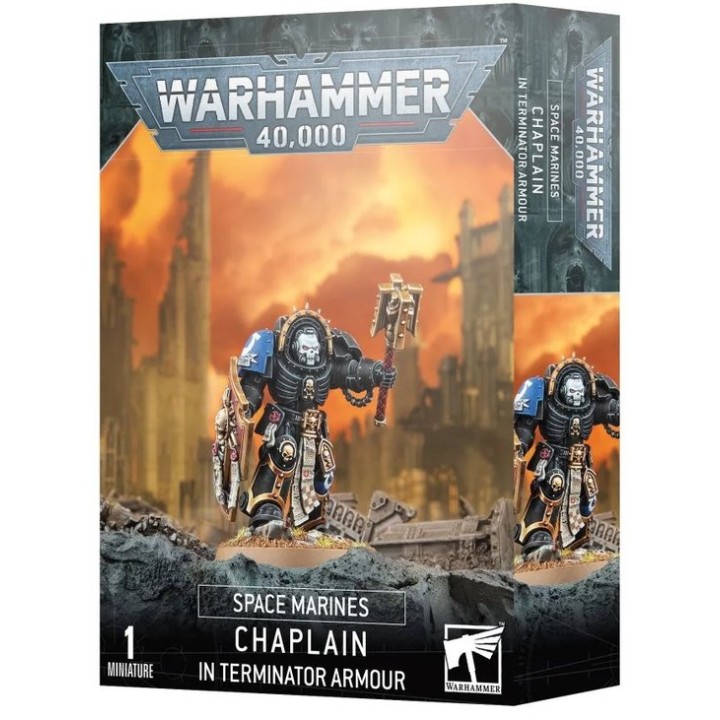 CHAPELAIN EN ARMURE TERMINATOR | Jeux et Trolleries | Spécialiste des jeux de société, jeux de cartes et wargames