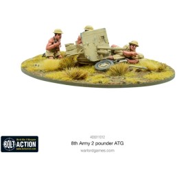 British 8th Army 2 Pounder ATG | Jeux et Trolleries | Spécialiste des jeux de société, jeux de cartes et wargames