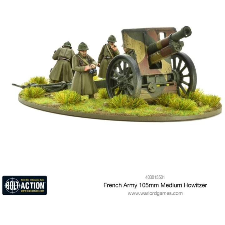 French Army 105mm medium Howitzer | Jeux et Trolleries | Spécialiste des jeux de société, jeux de cartes et wargames