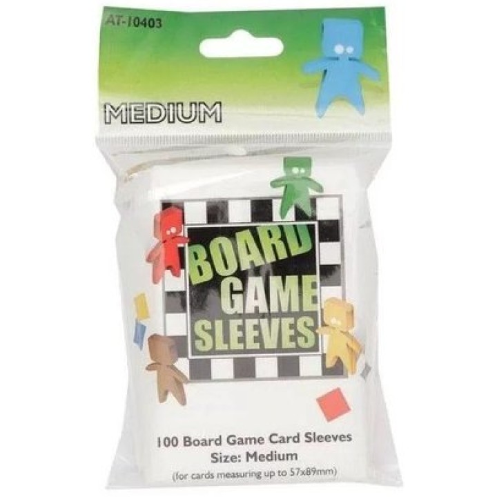 100 Board Game Sleeve - Medium 57 x 89 mm