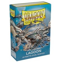 Dragon Shield - 60 Japanese Sleeves Matte - Lagoon