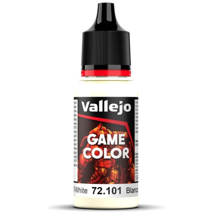 VALLEJO GAME COLOR  OFF WHITE | Jeux et Trolleries | Spécialiste des jeux de société, jeux de cartes et wargames