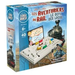 Logiquest - Le défi des locos | Jeux et Trolleries | Spécialiste des jeux de société, jeux de cartes et wargames
