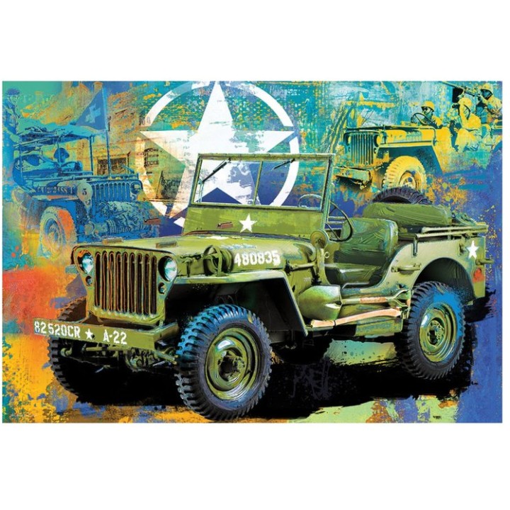 Military Jeep Tin | Jeux et Trolleries | Spécialiste des jeux de société, jeux de cartes et wargames