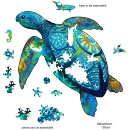 RAINBOWOODEN PUZZLE SEA TURTLE | Jeux et Trolleries | Spécialiste des jeux de société, jeux de cartes et wargames