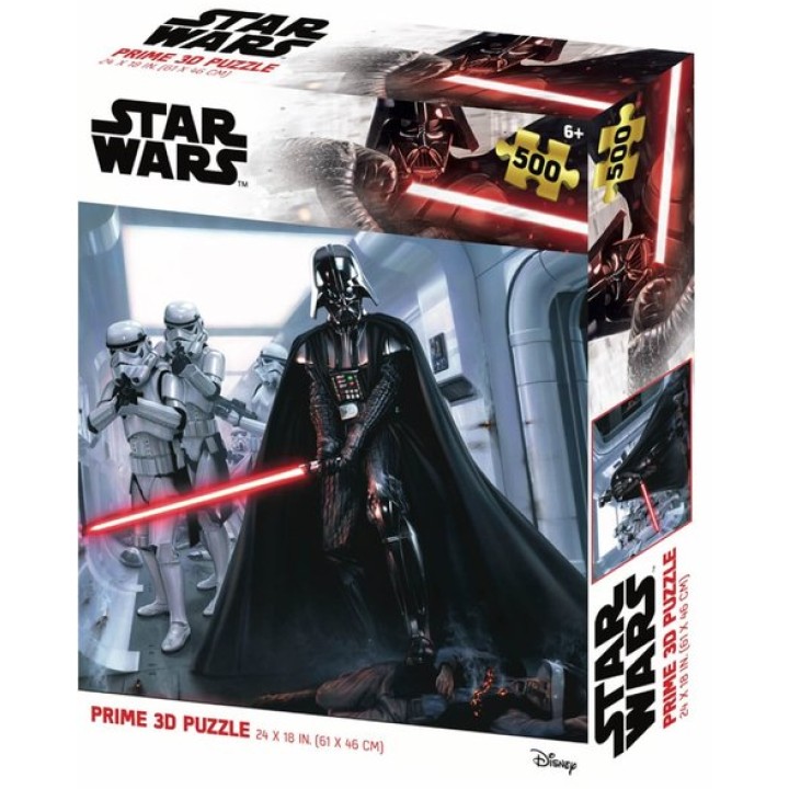 PUZZLE 500 PIÈCES 3D PRIME DARK VADOR | Jeux et Trolleries | Spécialiste des jeux de société, jeux de cartes et wargames