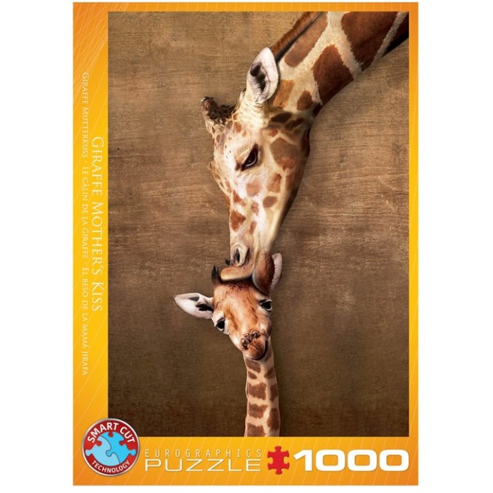 EUROGRAPHICS PUZZLE  GIRAFE MOTHER'S KISS | Jeux et Trolleries | Spécialiste des jeux de société, jeux de cartes et wargames
