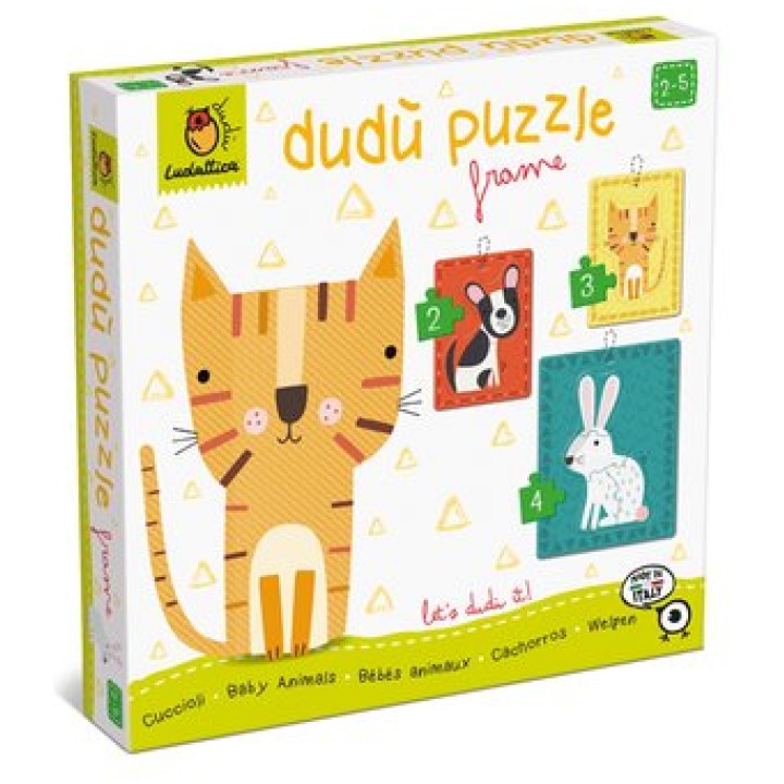 DUDU PUZZLE FRAME BEBES ANIMAUX | Jeux et Trolleries | Spécialiste des jeux de société, jeux de cartes et wargames