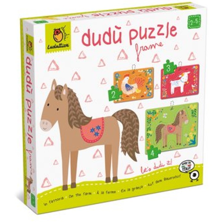 DUDU PUZZLE FRAME A LA FERME | Jeux et Trolleries | Spécialiste des jeux de société, jeux de cartes et wargames