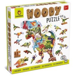 WOODY PUZZLE PLAY SET  LES DINOSAURES | Jeux et Trolleries | Spécialiste des jeux de société, jeux de cartes et wargames