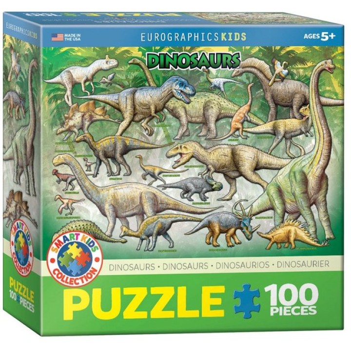 EUROGRAPHICS KIDS DINOSAURS | Jeux et Trolleries | Spécialiste des jeux de société, jeux de cartes et wargames