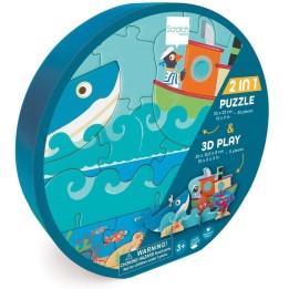 PLAY PUZZLE 3D - OCEAN | Jeux et Trolleries | Spécialiste des jeux de société, jeux de cartes et wargames