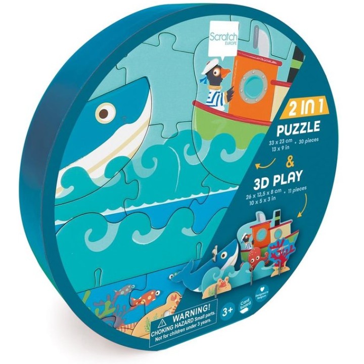 PLAY PUZZLE 3D - OCEAN | Jeux et Trolleries | Spécialiste des jeux de société, jeux de cartes et wargames