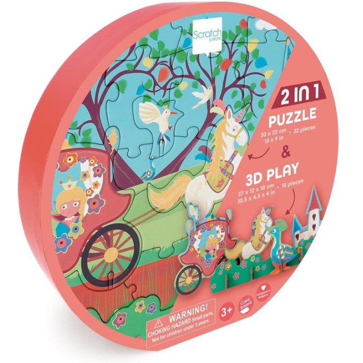 PLAY PUZZLE 3D - PRINCESS | Jeux et Trolleries | Spécialiste des jeux de société, jeux de cartes et wargames