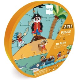 PLAY PUZZLE 3D - PIRATE | Jeux et Trolleries | Spécialiste des jeux de société, jeux de cartes et wargames
