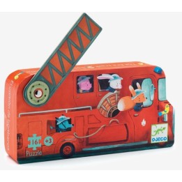 PUZZLE LE CAMION DE POMPIER | Jeux et Trolleries | Spécialiste des jeux de société, jeux de cartes et wargames