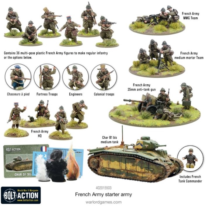 French Army starter army | Jeux et Trolleries | Spécialiste des jeux de société, jeux de cartes et wargames