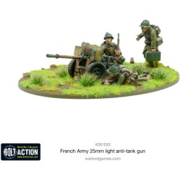 FRENCH ARMY 25mm LIGHT ANTI TANK GUN | Jeux et Trolleries | Spécialiste des jeux de société, jeux de cartes et wargames