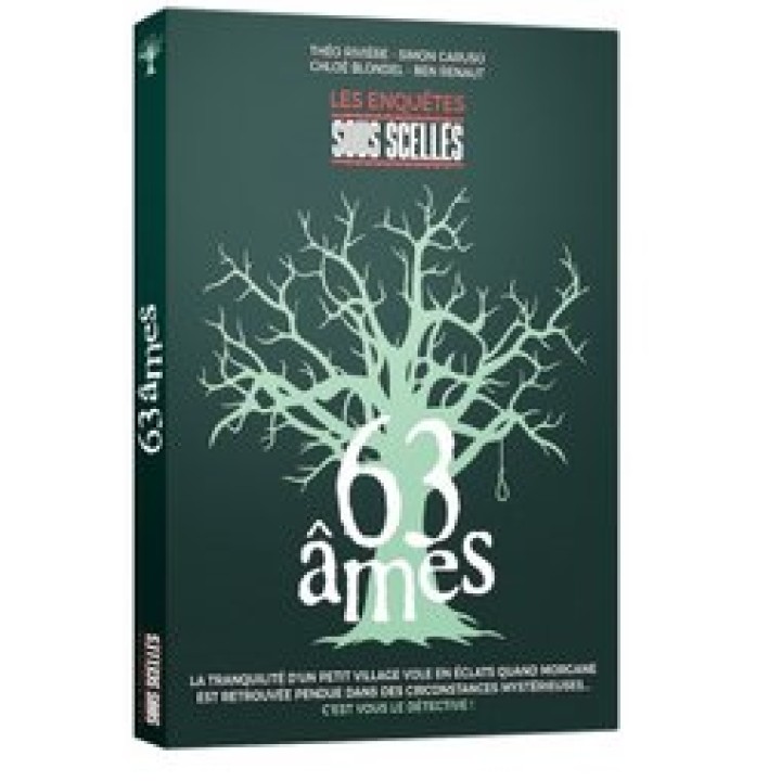 LES ENQUETES SOUS SCELLES  63 Âmes | Jeux et Trolleries | Spécialiste des jeux de société, jeux de cartes et wargames