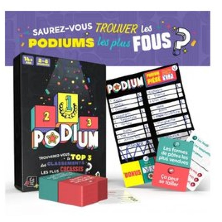 Podium | Jeux et Trolleries | Spécialiste des jeux de société, jeux de cartes et wargames
