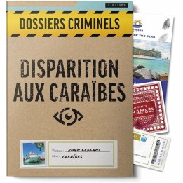 Dossiers Criminels - Disparition Aux Caraïbes | Jeux et Trolleries | Spécialiste des jeux de société, jeux de cartes et wargames
