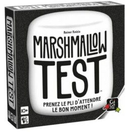 Marshmallow test | Jeux et Trolleries | Spécialiste des jeux de société, jeux de cartes et wargames