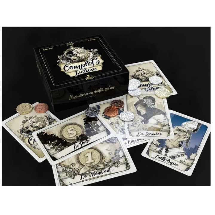 Complots Deluxe | Jeux et Trolleries | Spécialiste des jeux de société, jeux de cartes et wargames