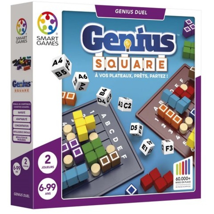Genius Square | Jeux et Trolleries | Spécialiste des jeux de société, jeux de cartes et wargames