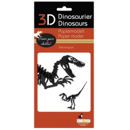 Modèle papier 3D - Velociraptor | Jeux et Trolleries | Spécialiste des jeux de société, jeux de cartes et wargames
