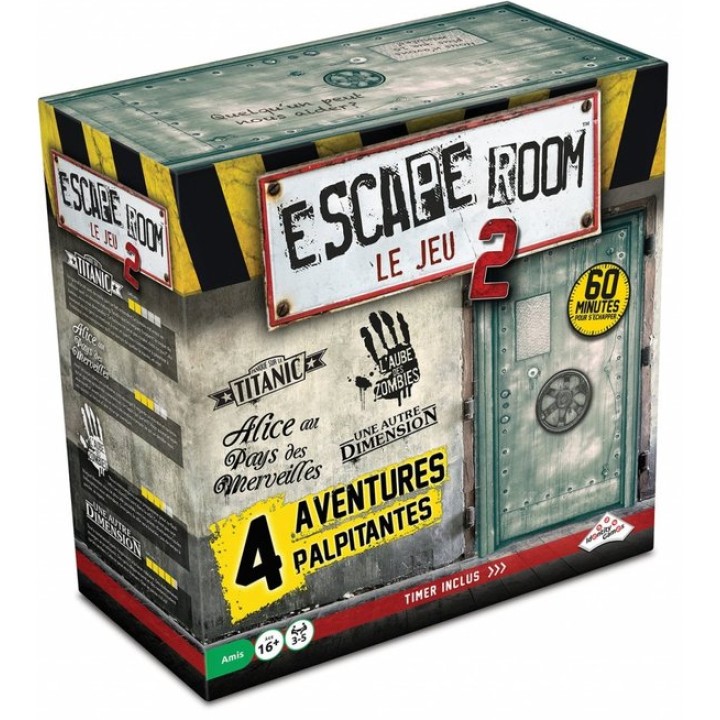Escape Room 2 - Le Jeu | Jeux et Trolleries | Spécialiste des jeux de société, jeux de cartes et wargames