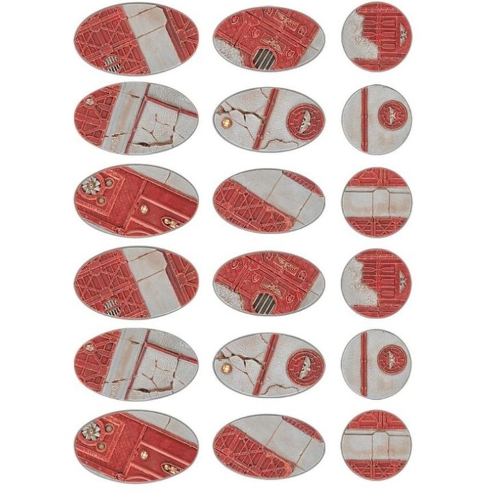 SECTOR IMPERIALIS: SOCLES RONDS DE 60MM ET SOCLES OVALES DE 75MM ET 90MM