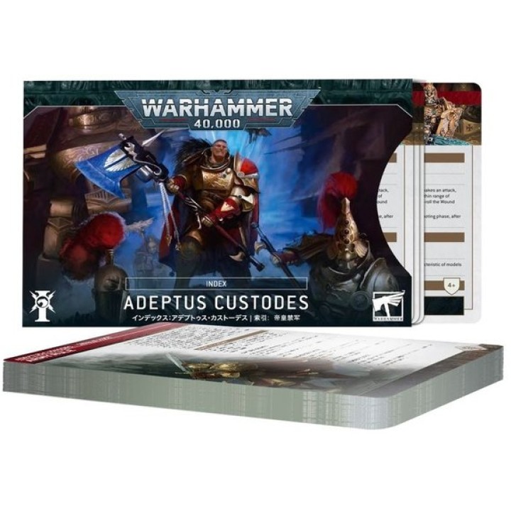 INDEX ADEPTUS CUSTODES | Jeux et Trolleries | Spécialiste des jeux de société, jeux de cartes et wargames